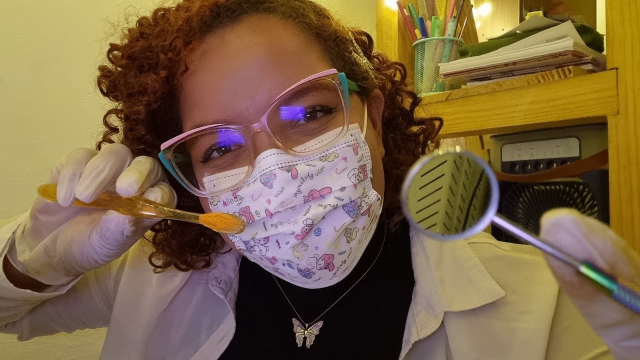 ASMR DENTISTA CUIDANDO DOS SEUS DENTES 🦷💕