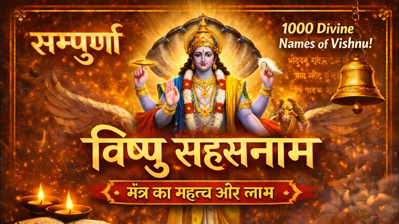 Sampoorna Vishnu Sahasranamam Stotram | Complete Vishnu Sahasranam Full Chant