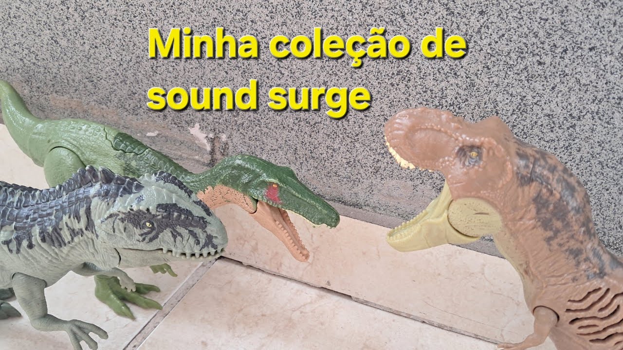 Minha coleção de sound surge mattel 🦕