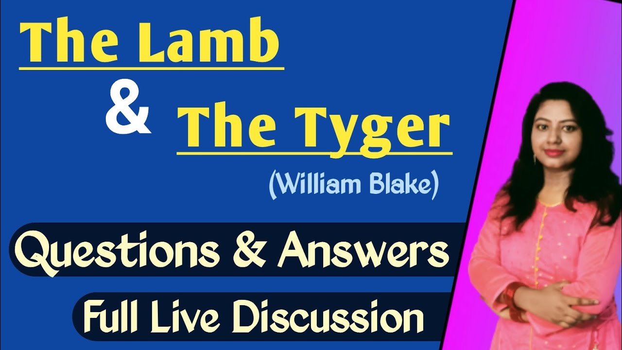 The Lamb and The Tyger by William Blake | #MCQs | Questions and Answer #SLST #SSC #English_Literat.