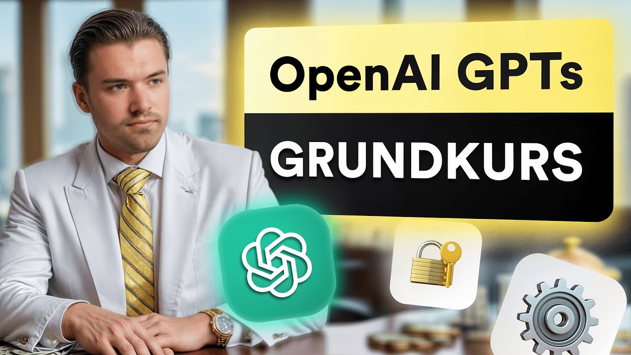CustomGPTs erstellen KOMPLETTANLEITUNG - Geld verdienen mit GPTs f&uuml;r Anf&auml;nger (OpenAI GPTs Deutsch)
