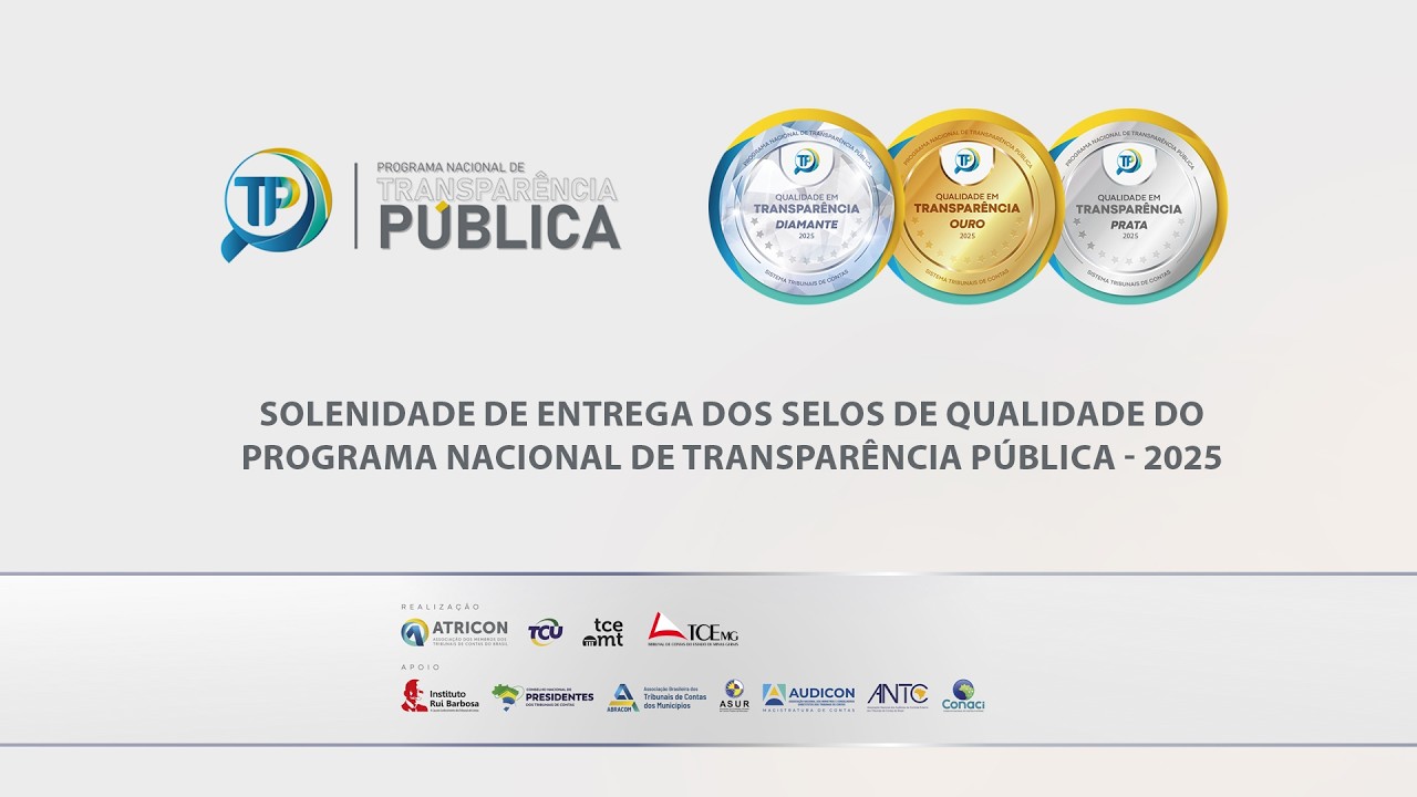 ENTREGA DE CERTIFICAÇÃO DO PROGRAMA NACIONAL DE TRANSPARÊNCIA PÚBLICA - PNTP E POSSE CONECI-MG