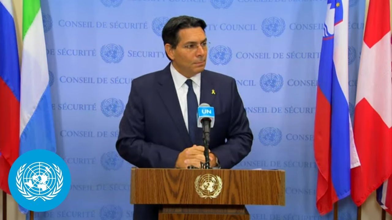 Israel on the Middle East - Security Council Media Stakeout | United Nations