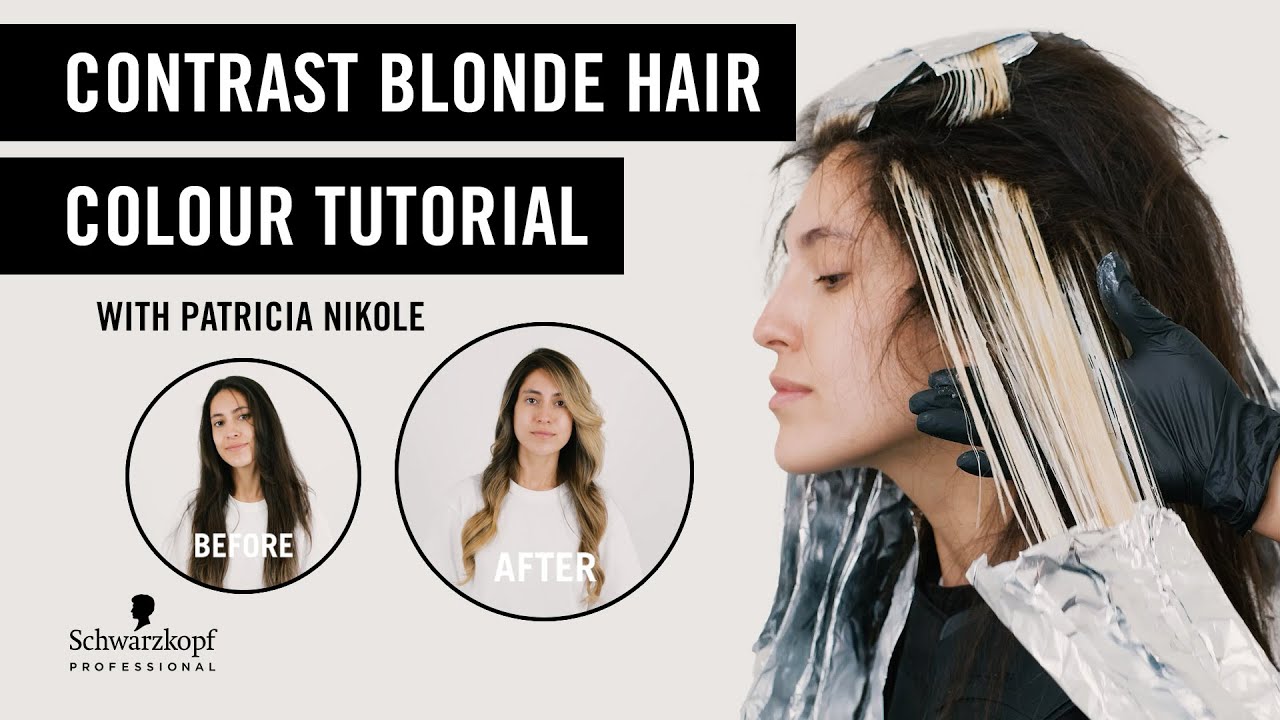 Contrast Blonde Hair Colour Tutorial with Patricia Nikole