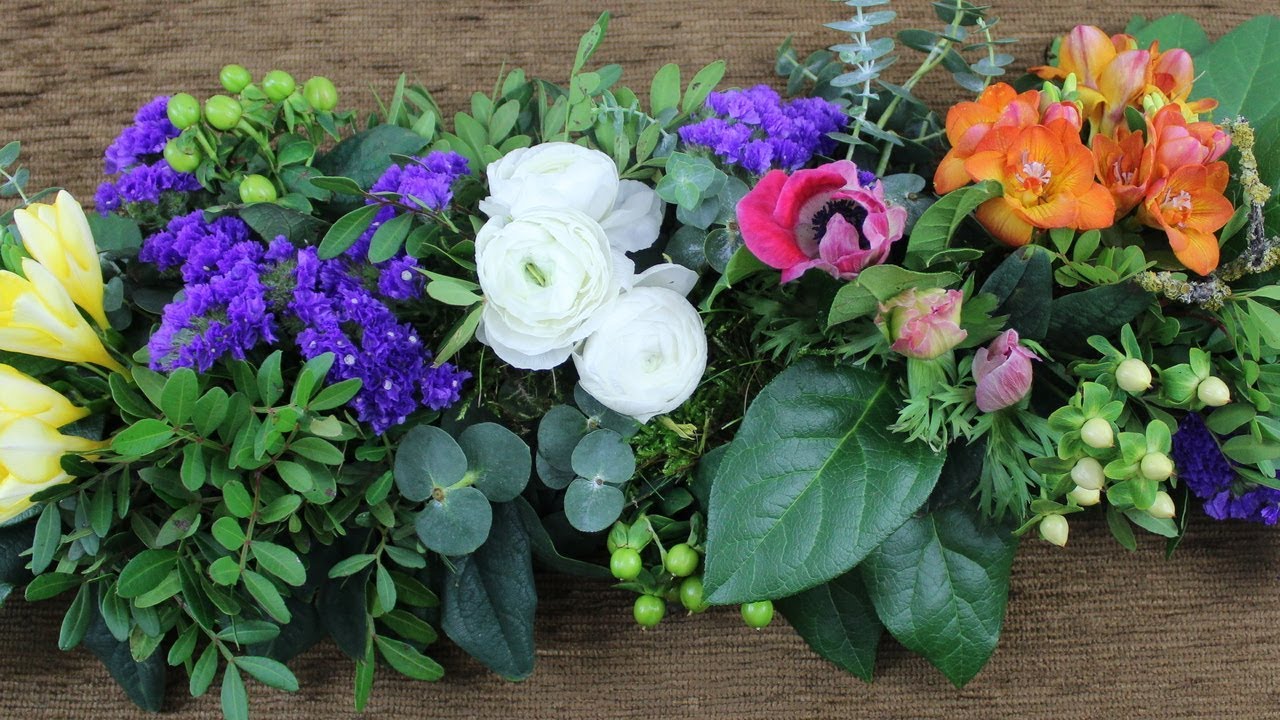 Floristik Anleitung Blumengesteck  ❁ Winter Deko mit Blumen ❁ Deko Ideen mit Flora-Shop