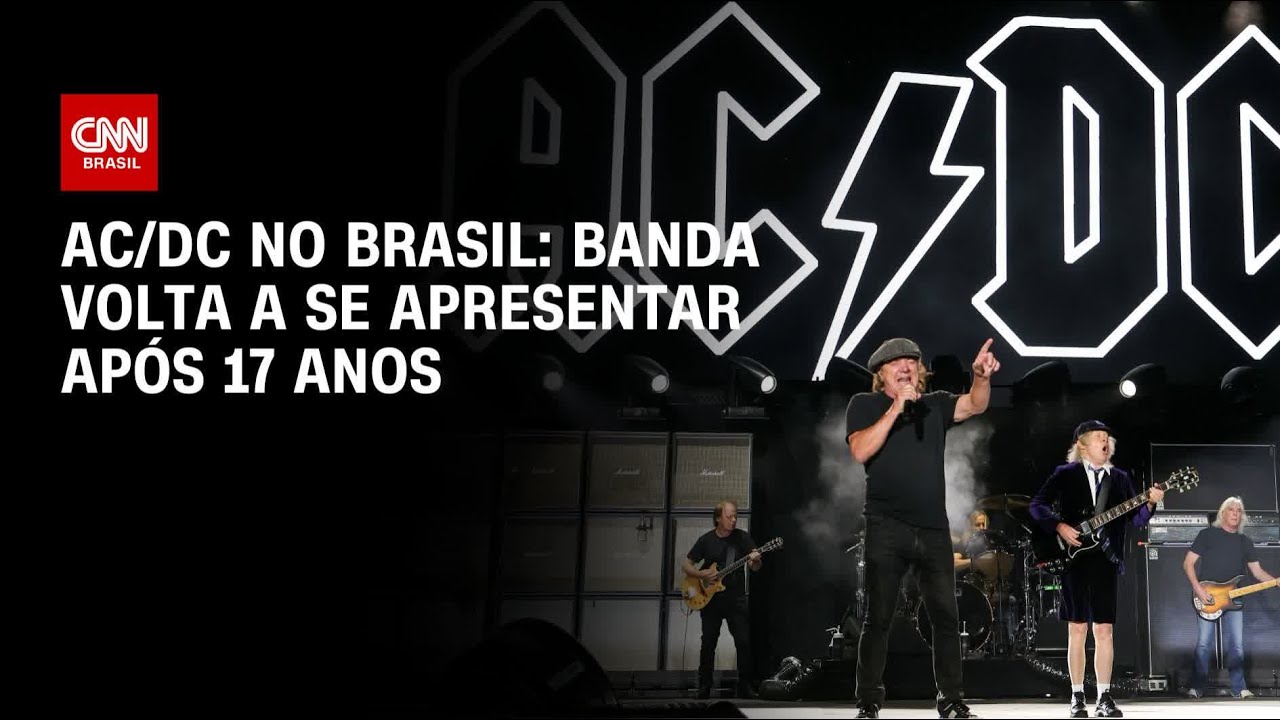 AC/DC no Brasil: 1&ordm; show acontece nesta ter&ccedil;a-feira (24) | LIVE CNN