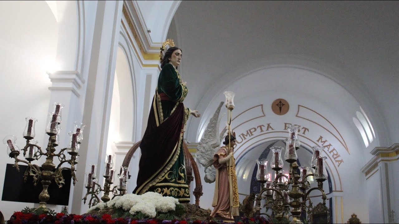 SEMANA SANTA CAMPO DE CRIPTANA 2025 SALIDA COMPLETA DE SAN JUAN APÓSTOL EL JUEVES SANTO.