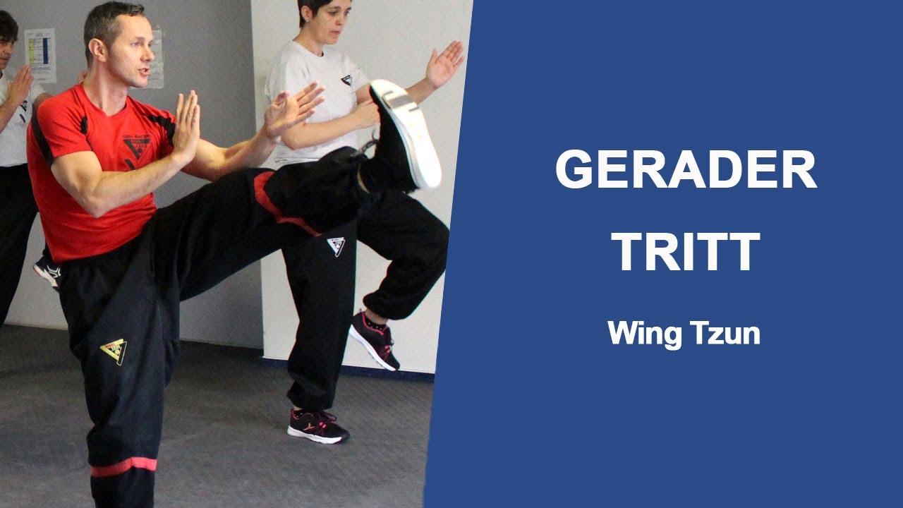 Wing Tzun gerader Tritt am Boxsack, wo komm die Kraft her?