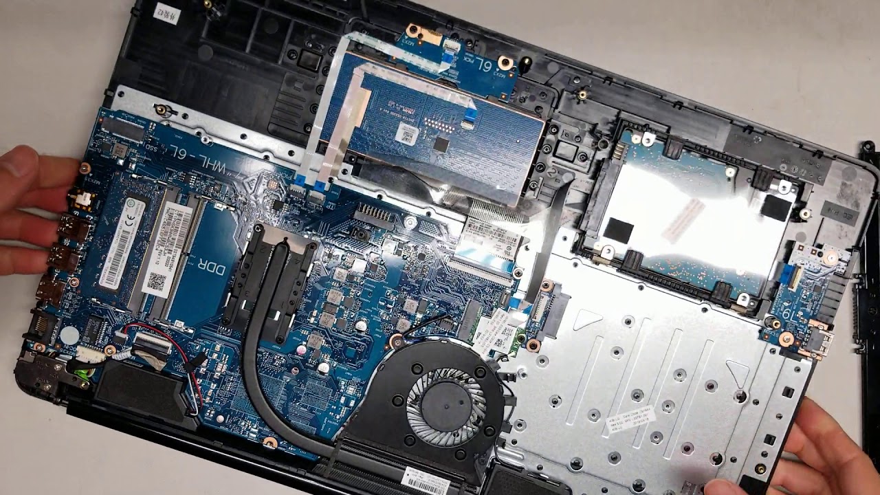 HP 17-by1033dx 17-by1000dx 17-by Disassembly RAM SSD Hard Drive Upgrade Repair