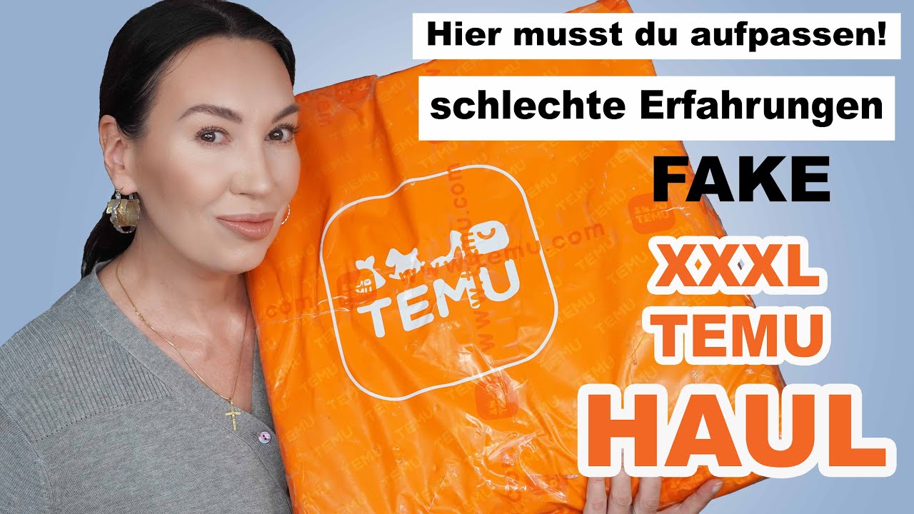 XXXL TEMU HAUL im Test / schlechte Erfahrungen / NICHT GESPONSERT! #natalinordbeauty