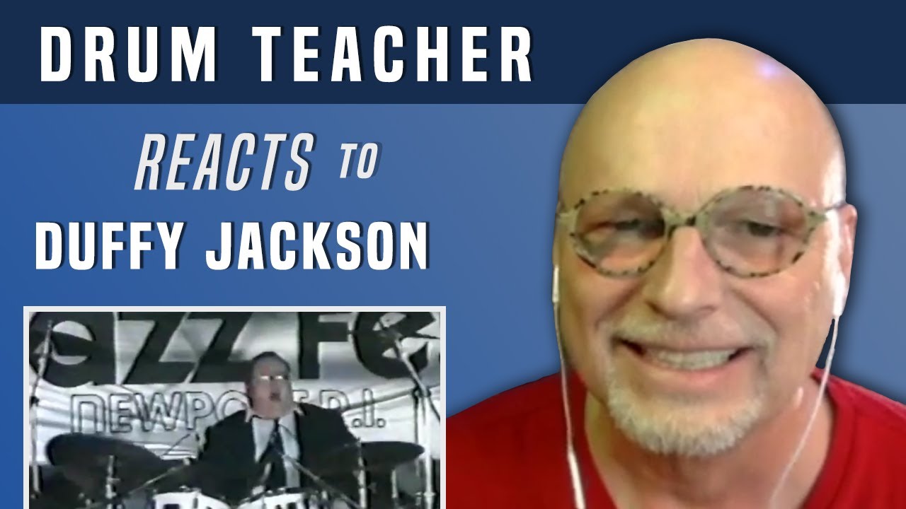 Drum Teacher Reacts to Duffy Jackson - Drum Solo