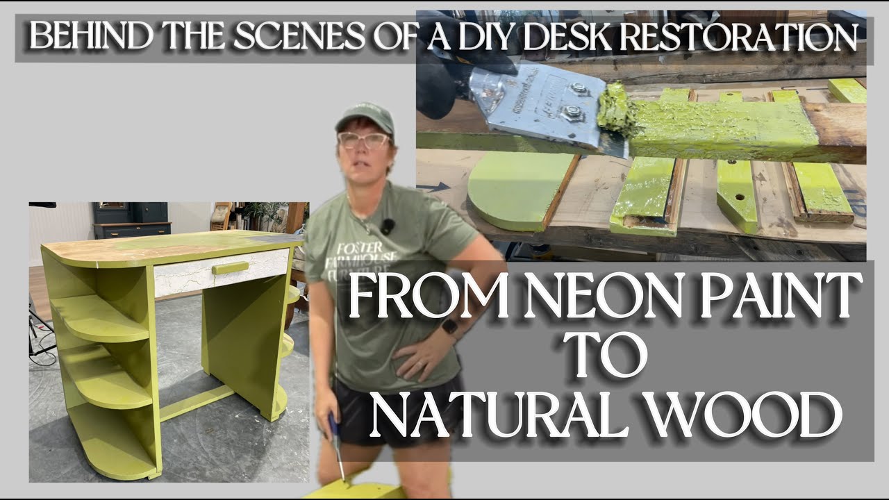 The Chaos Behind Restoring This Painted Desk | Real DIY Talk