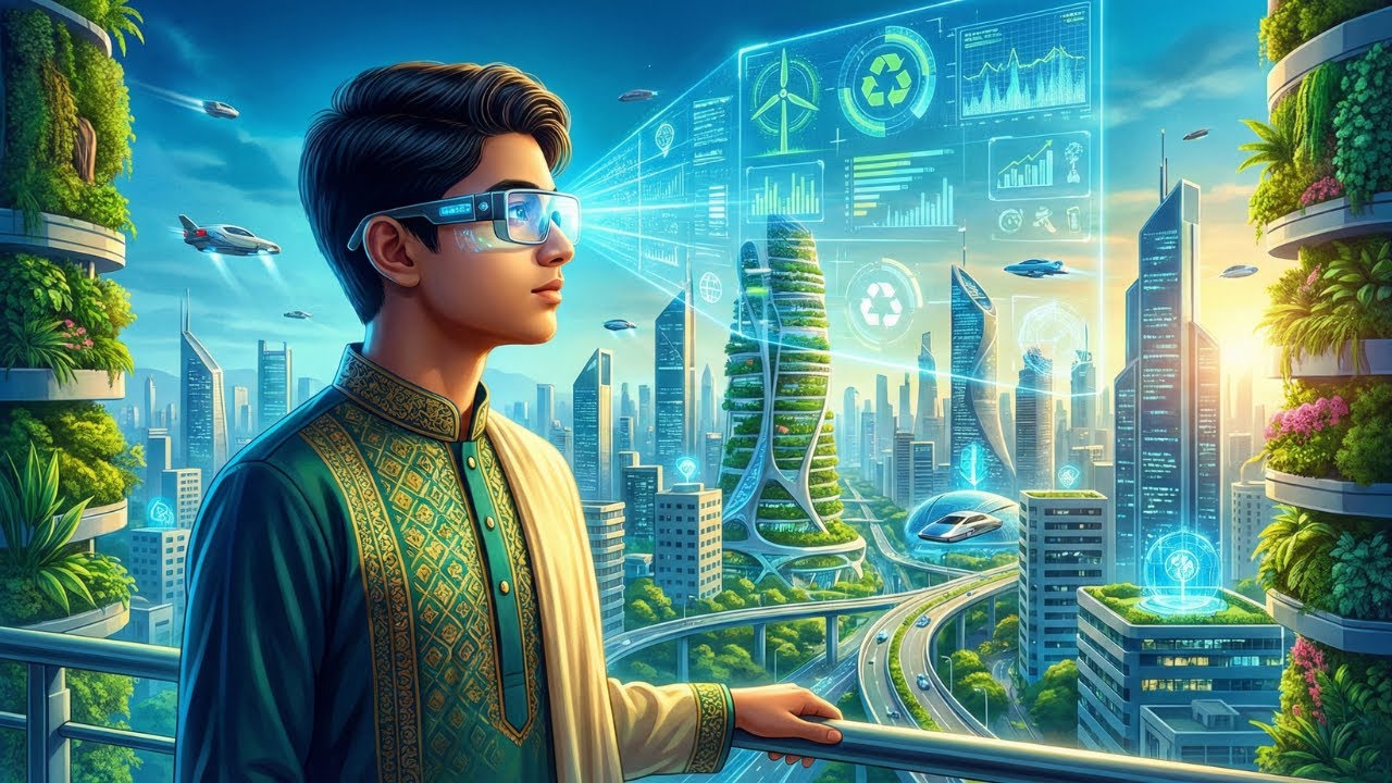 ২০৩০ বাংলাদেশ  AI এর চোখে ভবিষ্যৎ