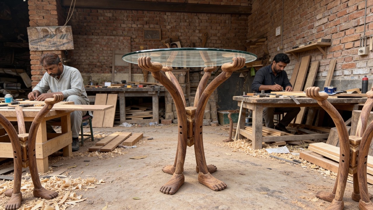Human Anatomy Turned Into Furniture (Unbelievable Craft)