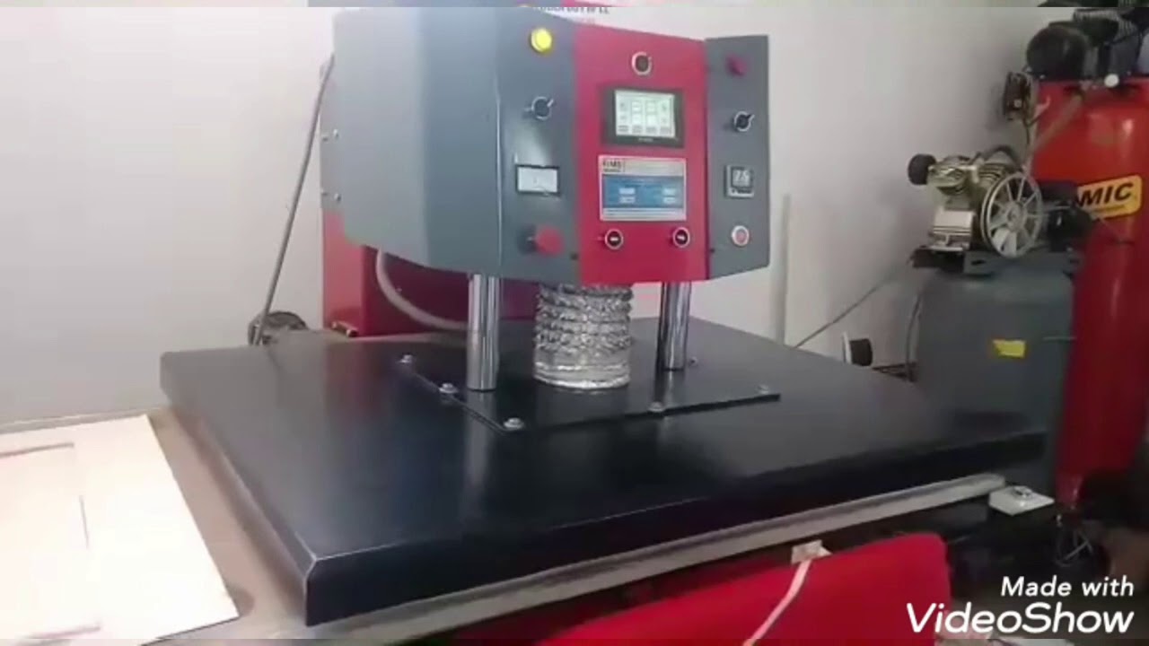 Sublimadora automatica con succion de humo  110x80 cm