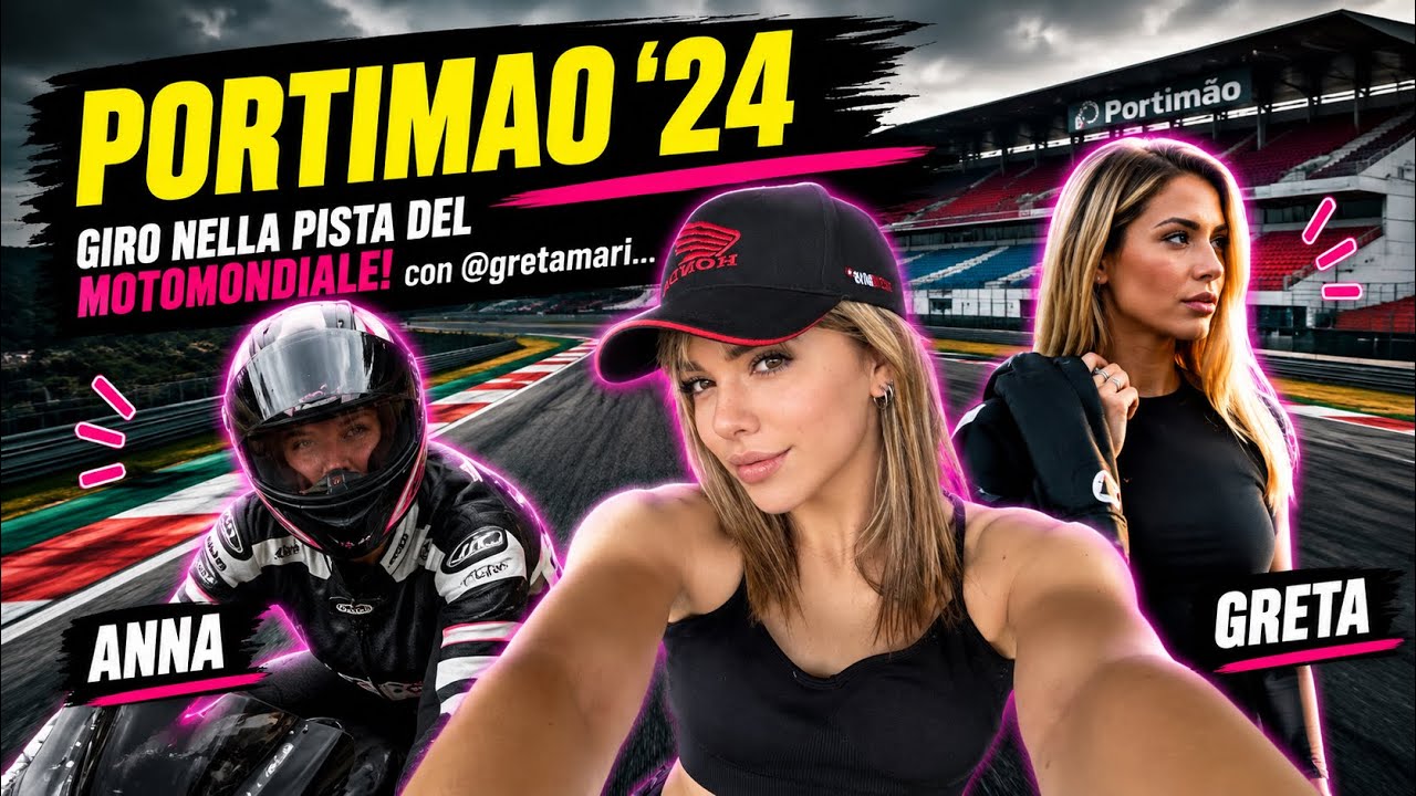 GIRO NELLA PISTA DEL MOTOMONDIALE! con @gretamarinafontana ed Anna