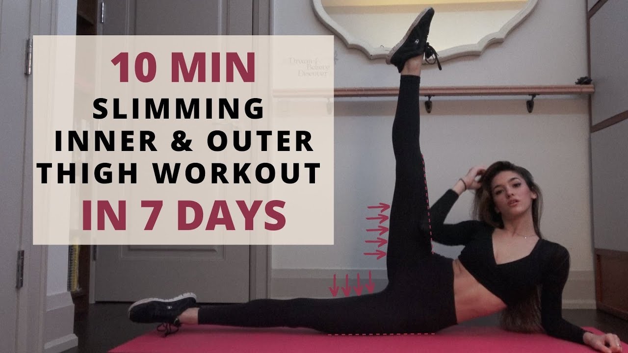 10 MIN SLIMMING INNER & OUTER THIGH IN 7 DAYS WORKOUT  - no equipment || Martina Levi