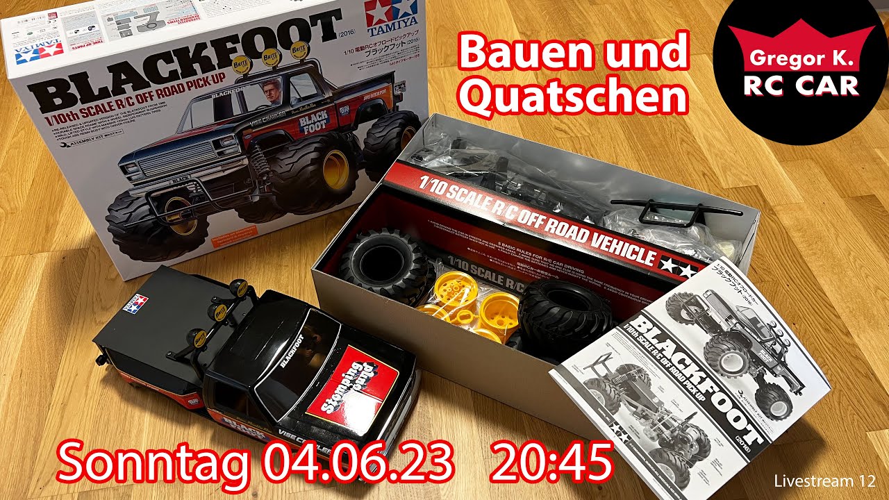 Aufbau des TAMIYA BLACK FOOT 🎥 🛻 TA-58633