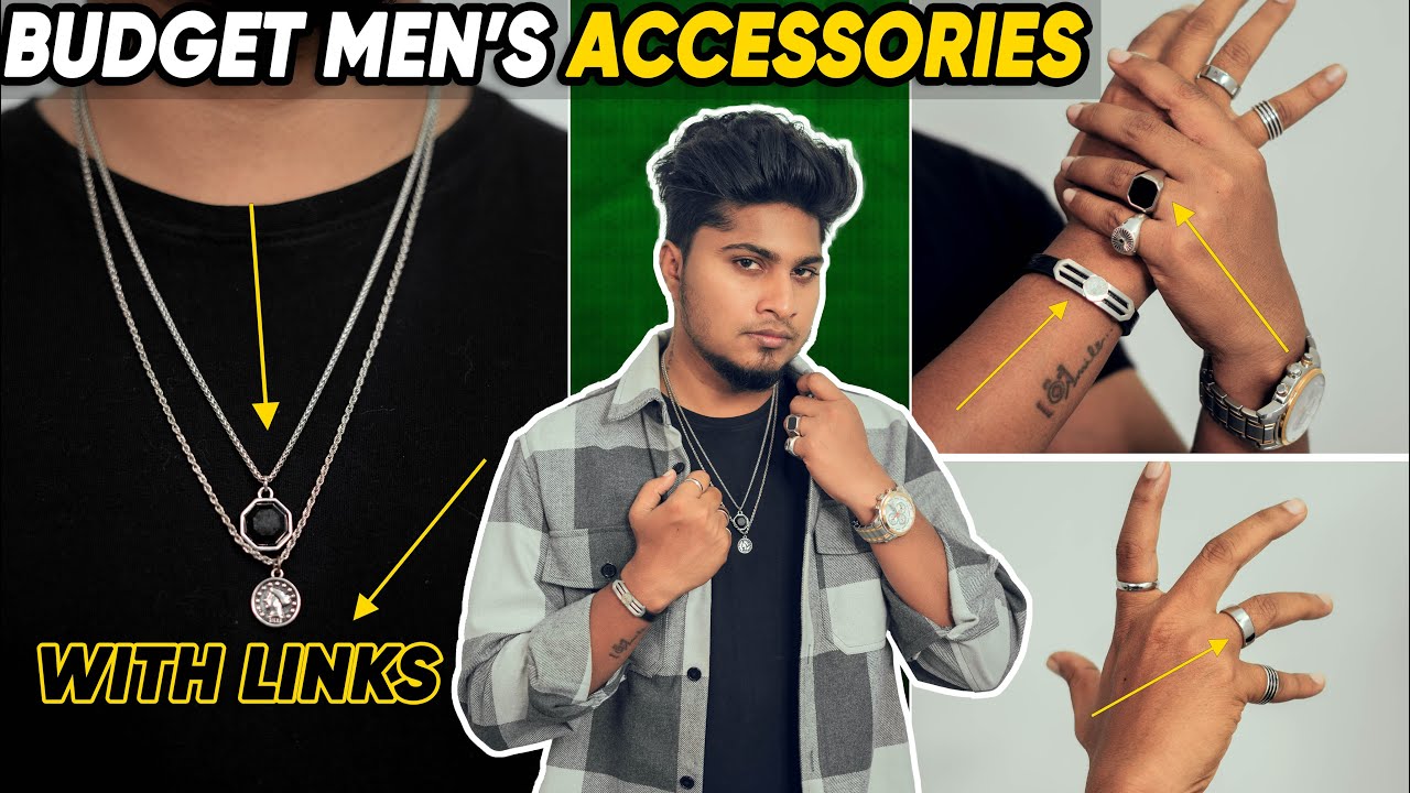 SEXY Budget ACCESSORIES For Men | Men's Ring , Necklace , Bracelets , Eye Wear | Saran Lifestyle