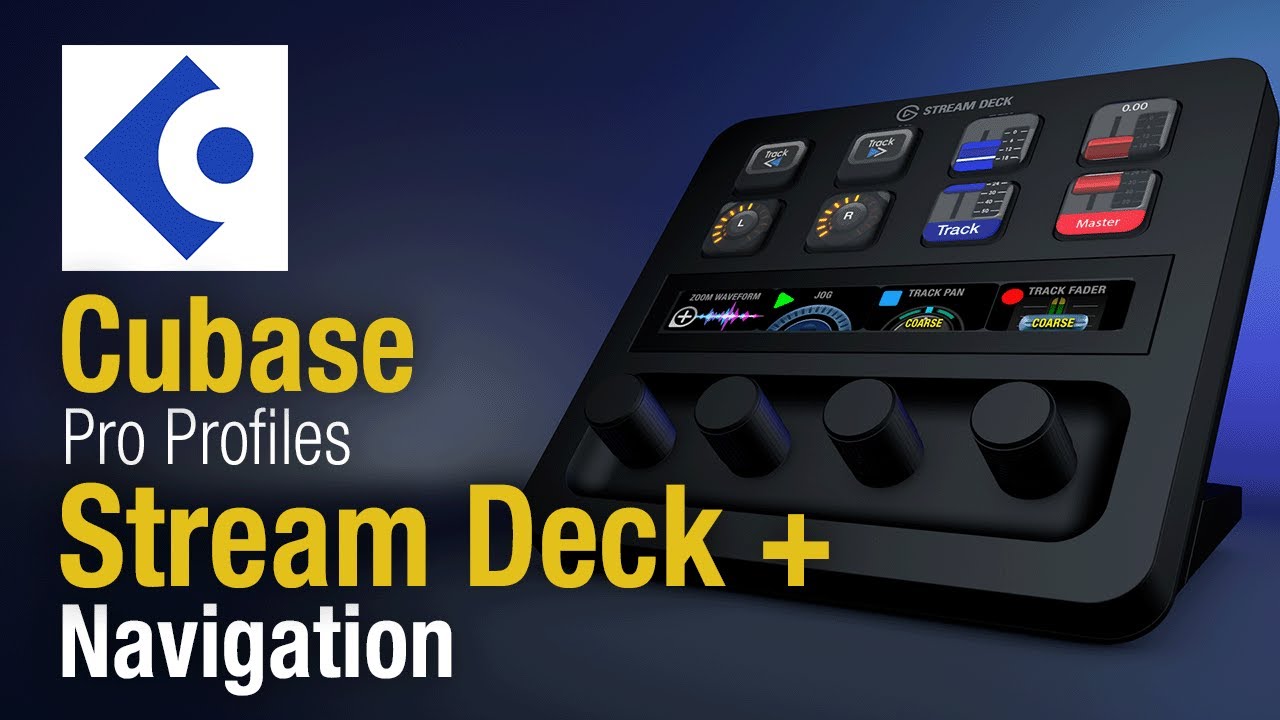 Cubase Stream Deck Plus Navigation — Windows