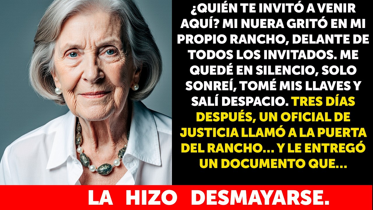 En mi rancho, mi nuera me humilló delante de todos… me fui sin decir nada  Días después, aparecio
