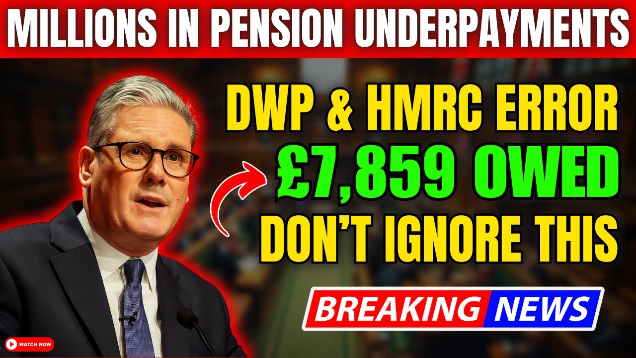 DWP & HMRC Pension Error: &pound;7,859 Backdated Payments Owed to Pensioners