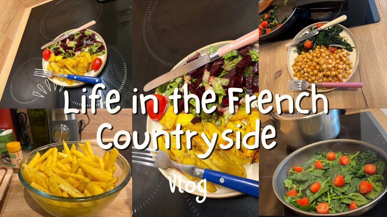 Life in the French Countryside | What I eat in a day as a Vegetarian | Cooking | Vlog