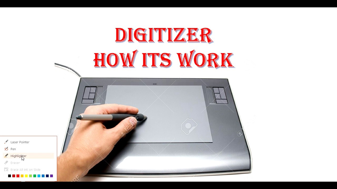 digitizer how it works  input device