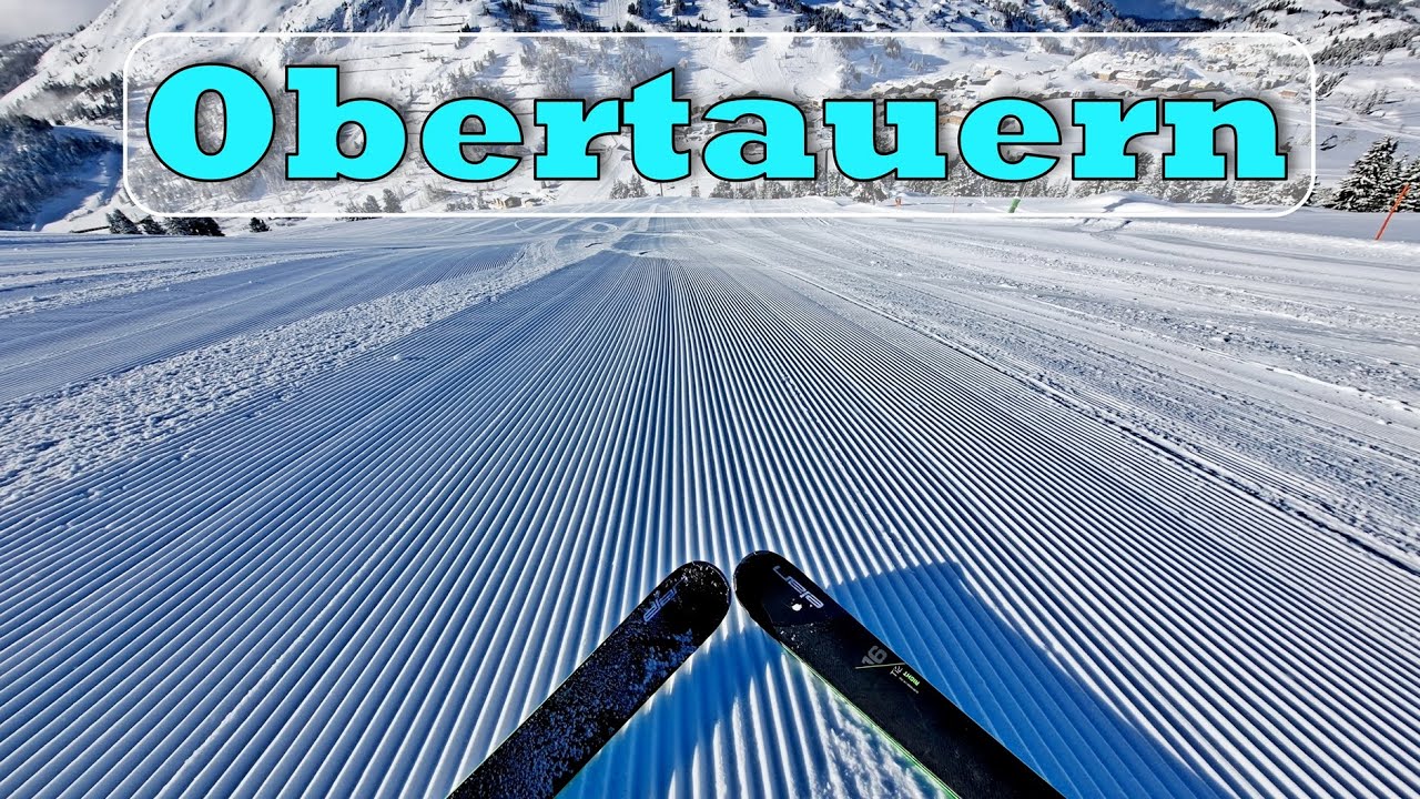 Obertauern epic skiing on Fresh Powder Snow | 360° on the Green Tauernrunde |  GoPro HERO 10 4K