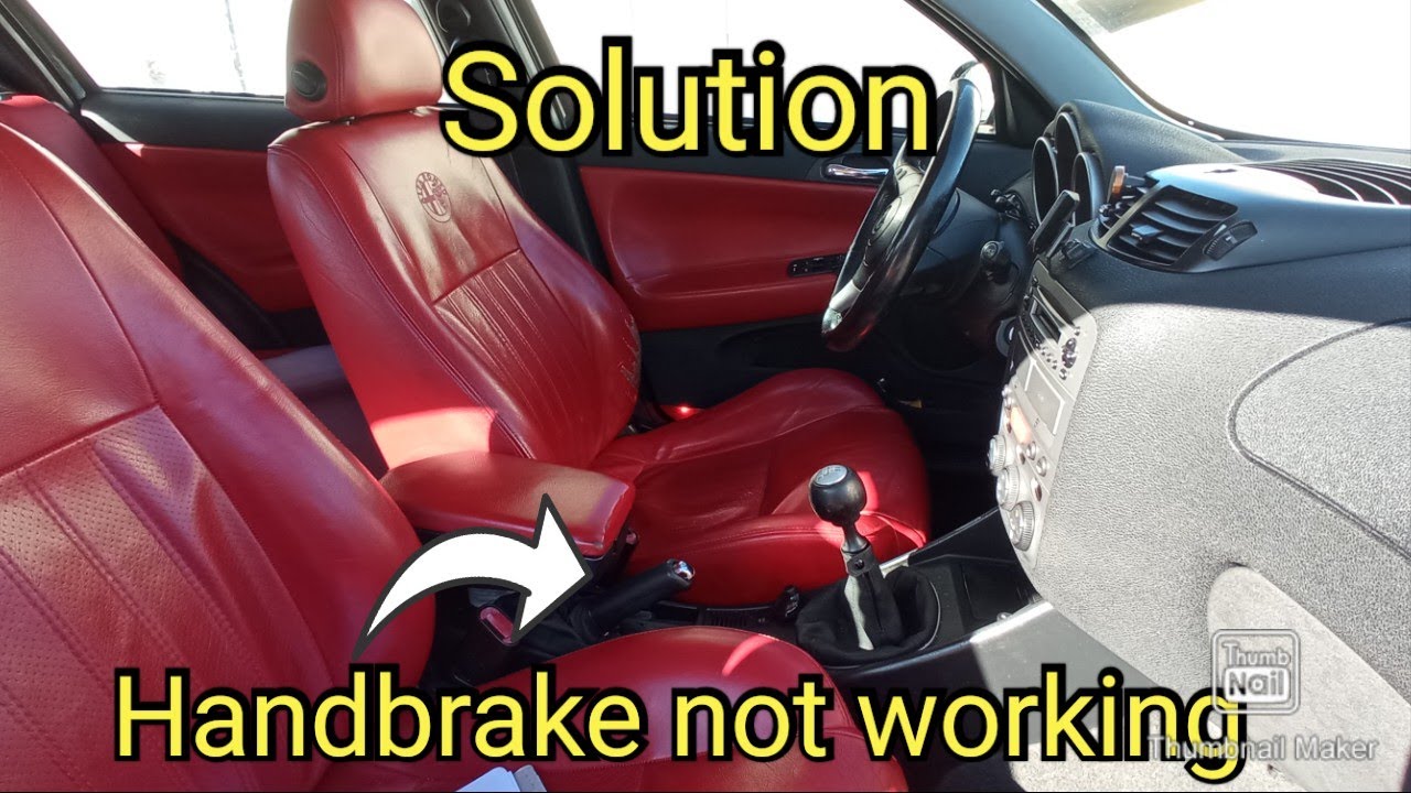 Car won't brake!? Here's what to keep in mind. How to replace handbrake cables Alfa Romeo 147\156