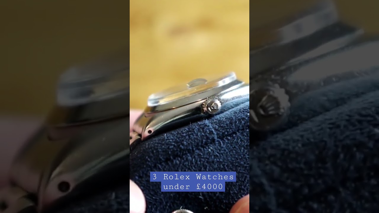 3 Vintage Rolex Watches under &pound;4000 #shorts #vintagerolex
