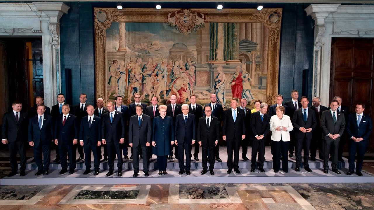 Quirinale: arrivo dei Capi di Stato e di Governo dell'UE per 60° Trattati di Roma