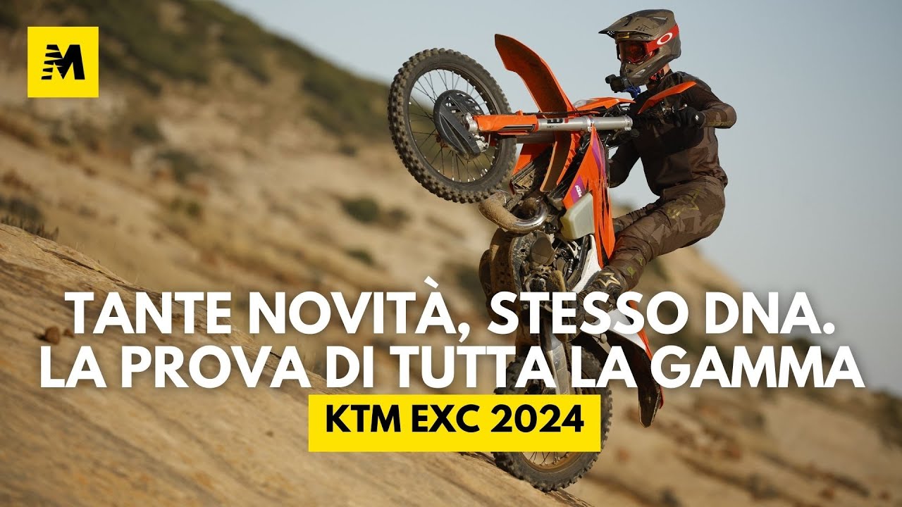 KTM EXC 2024 TEST: anteprima mondiale Enduro. Sono tutte nuove!