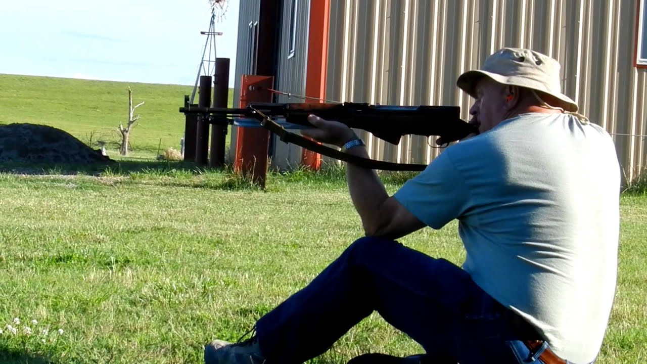 Mike firing Vietnam era, Chinese-made SKS 7.62mm