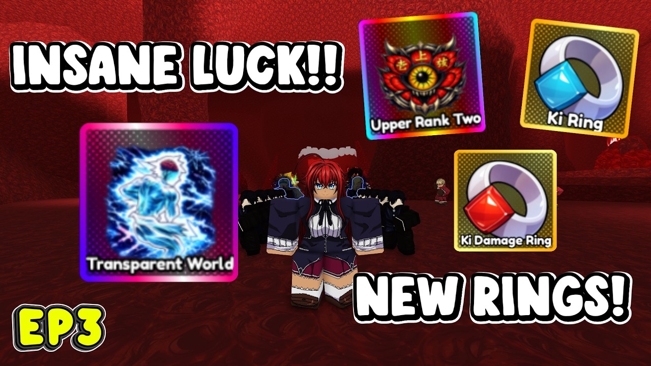 Anime Eternal — Episode 3: INSANE Luck! Infinity Castle Progression Maxed & New Rings! | Roblox