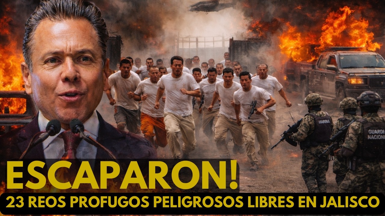💥 ¡MÉXICO EN SHOCK! COMANDO ARMADO REVIENTA PENAL Y LIBERA 23 CRIMINALES