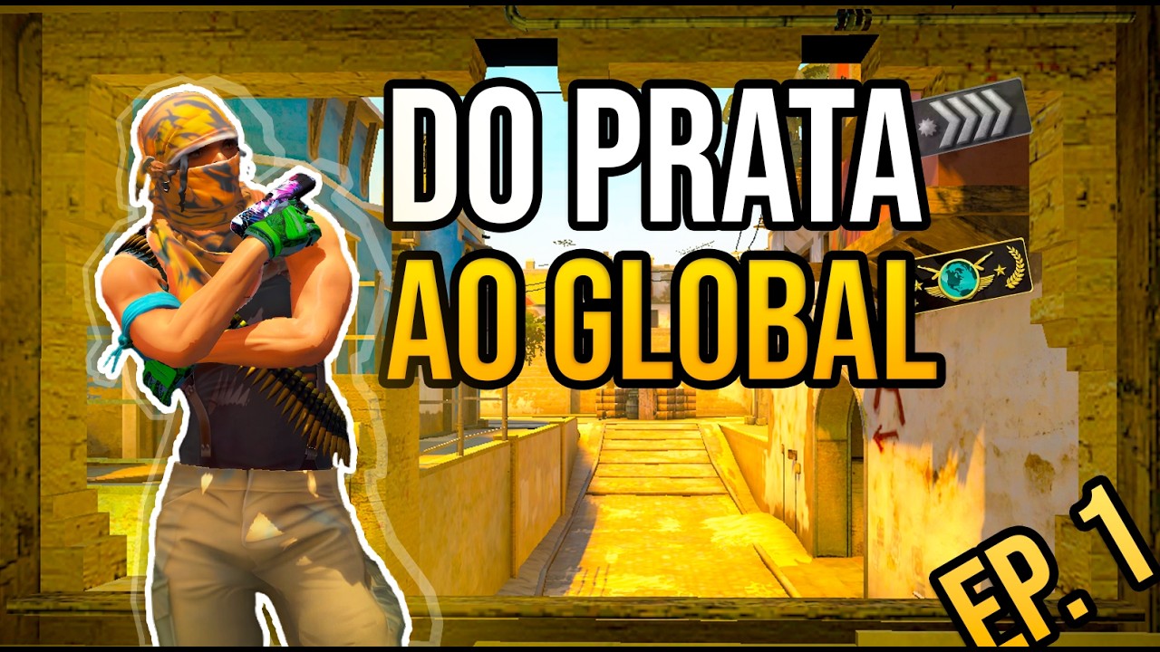 do PRATA ao GLOBAL CS #1 - Gameplay Comentada Dust e Anubis