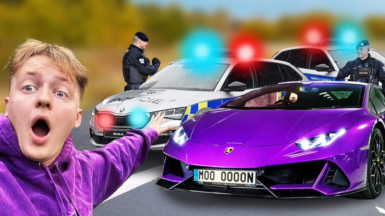Moje Lambo stopli POLICAJTI! - (MEGA)KOMPILÁCIA z Ciest #7