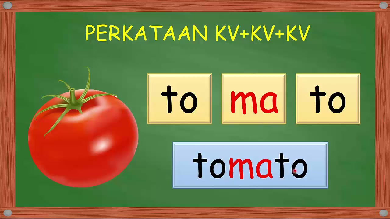 Belajar Suku Kata KV+KV+KV