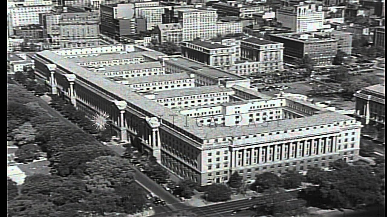 Department of Commerce building  in Washington DC,United States HD Stock Footage