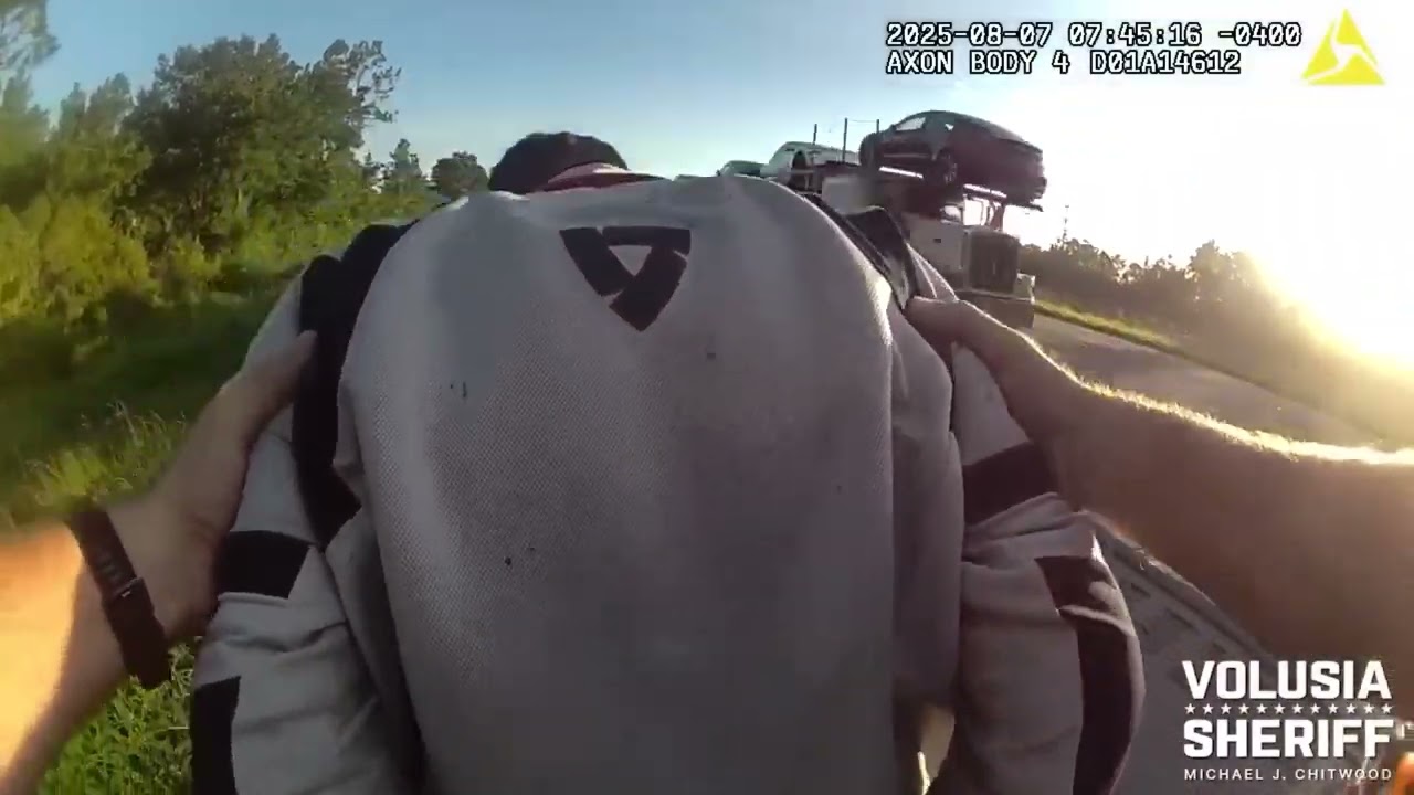 Biker Caught Speeding Over 120 by Volusia County Sherrif