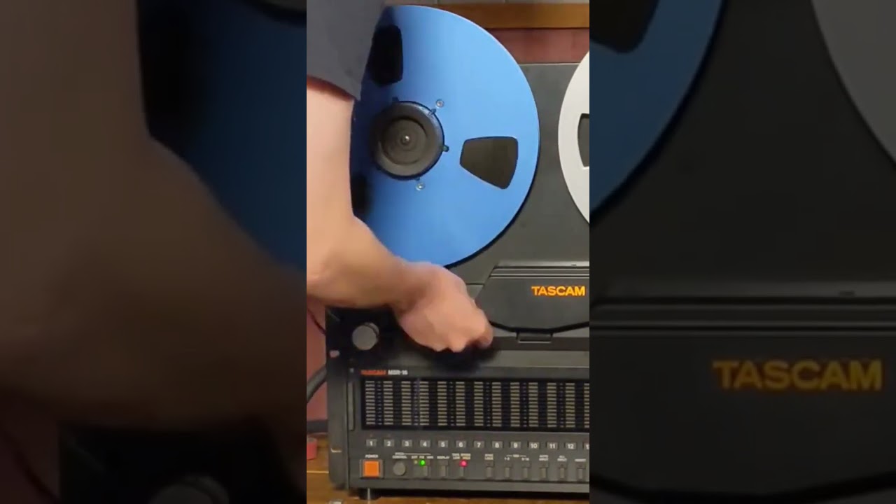 ATR Master Tape Tascam MSR-16 analog 16 track