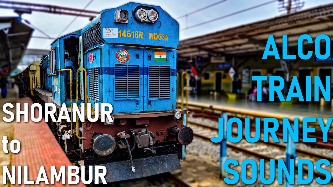 Shoranur - Nilambur Full Journey with ALCO through Beautiful Teak Forest | Indian Railways