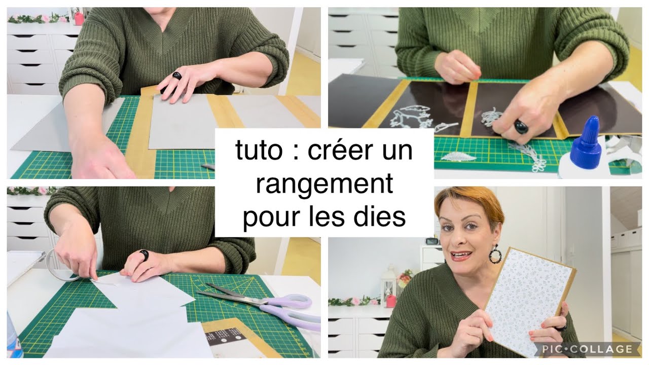 TUTO : créer un rangement pour les dies 💕💕💕💕🌸CRÉANATH PASSION🌸