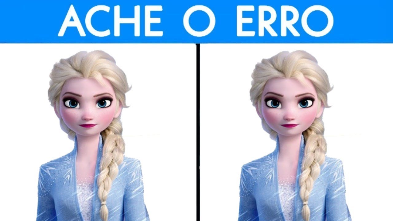 Encontre os 7 erros em Frozen 2 | Jogo Dos 7 Erros