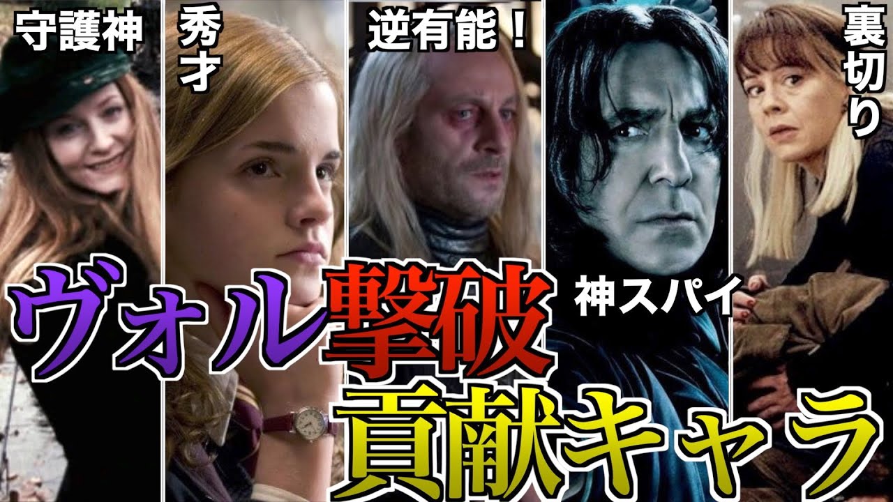 【こいつらいなきゃ詰んでた】ヴォルデモート撃破に大きく貢献した超有能キャラ達を徹底解説！