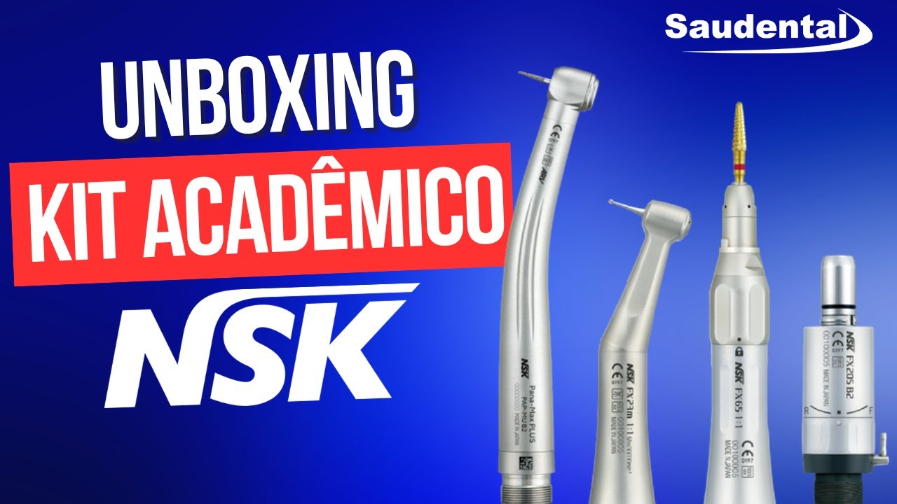 Descubra o Kit Acadêmico NSK - 2023 Unboxing Saudental