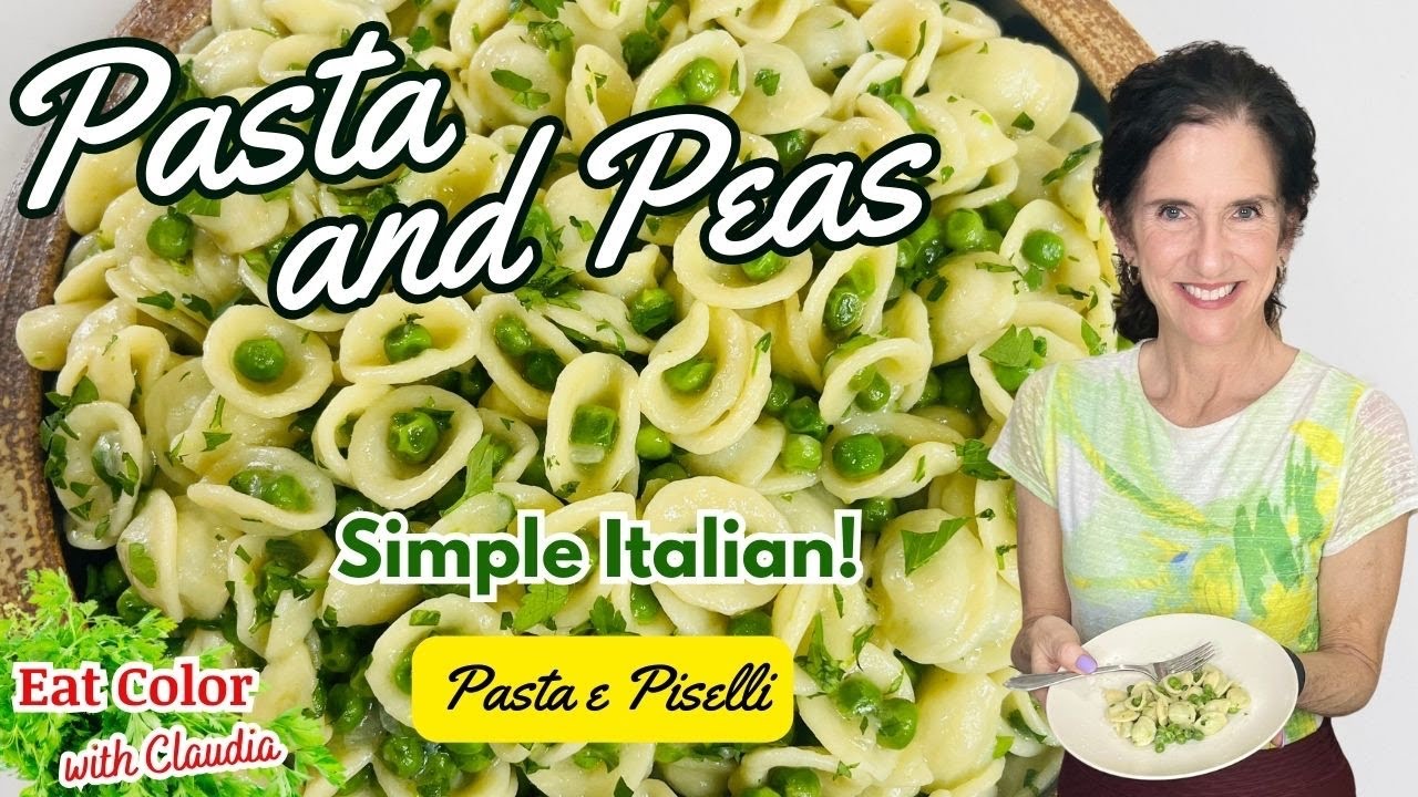 Pasta and Peas (Pasta e Piselli) | Simple Italian Pasta @eatcolor