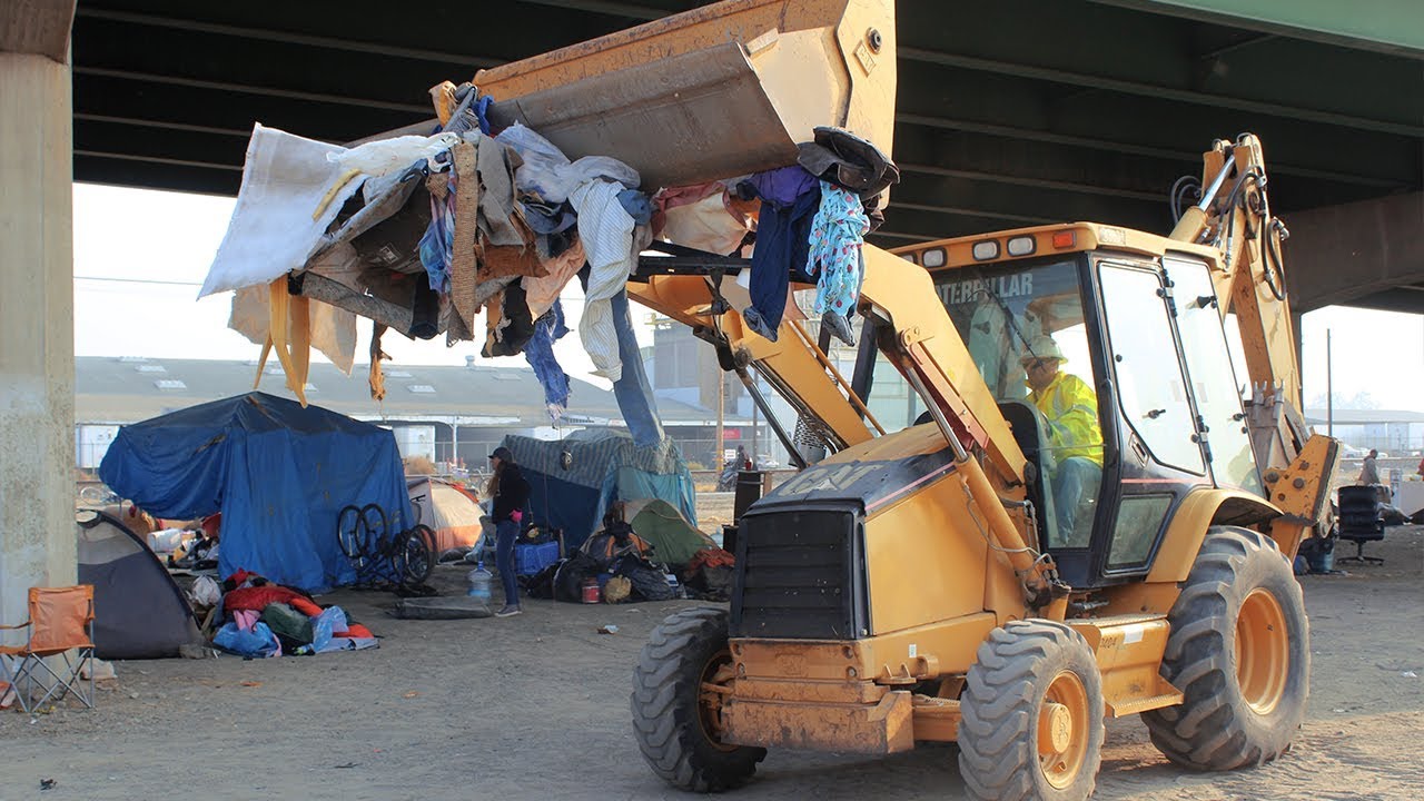 Turlock Tent City Clean Out