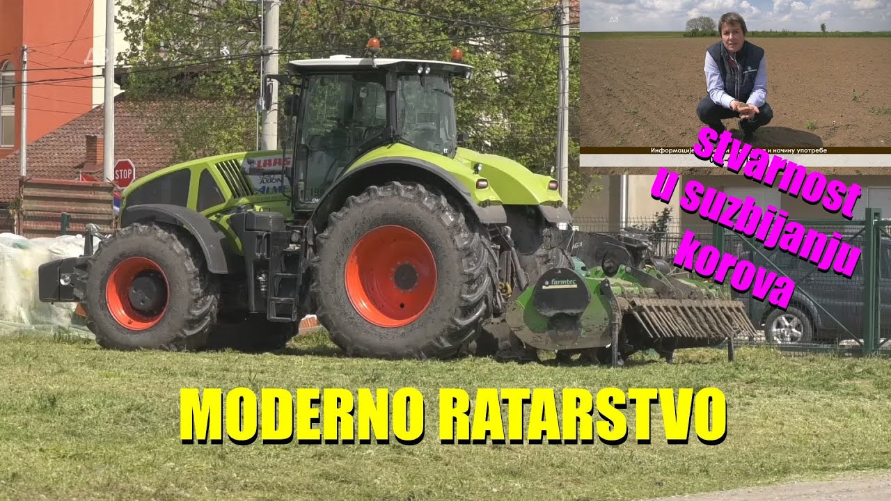 RATARSTVO  - moćne ma&scaron;ine  - troje ljudi radi 1500 hektara - ROTACIONI PLUG i ma&scaron;ina ZA KOPANJE